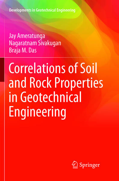 Produktbild: Correlations of Soil and Rock Properties in Geotechnical Engineering