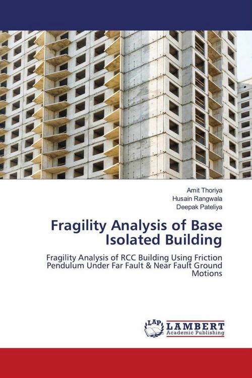 Produktbild: Fragility Analysis of Base Isolated Building
