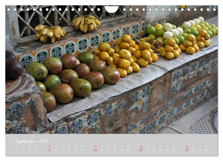 Produktbild: Auf nach Sansibar (Wandkalender 2026 DIN A4 quer), CALVENDO Monatskalender