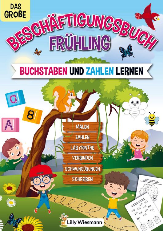 Produktbild: Das gro&szlig;e Besch&auml;ftigungsbuch Fr&uuml;hling