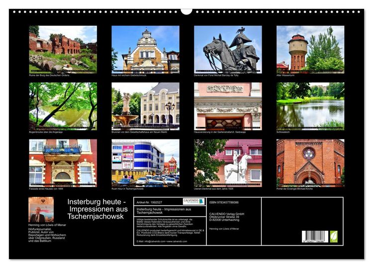 Produktbild: Insterburg heute - Impressionen aus Tschernjachowsk (Wandkalender 2026 DIN A2 quer), CALVENDO Monatskalender