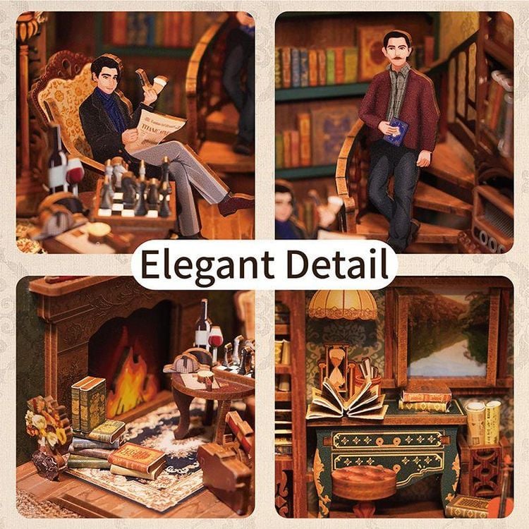 Produktbild: Book Nook DIY B&uuml;cherecke Violin Detective Agency