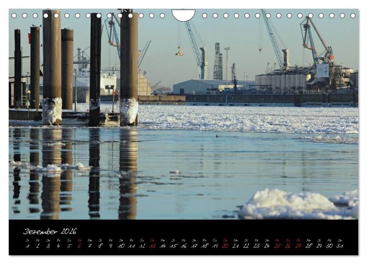 Produktbild: Boote und Schiffe auf Elbe und Ostsee (Wandkalender 2026 DIN A4 quer), CALVENDO Monatskalender