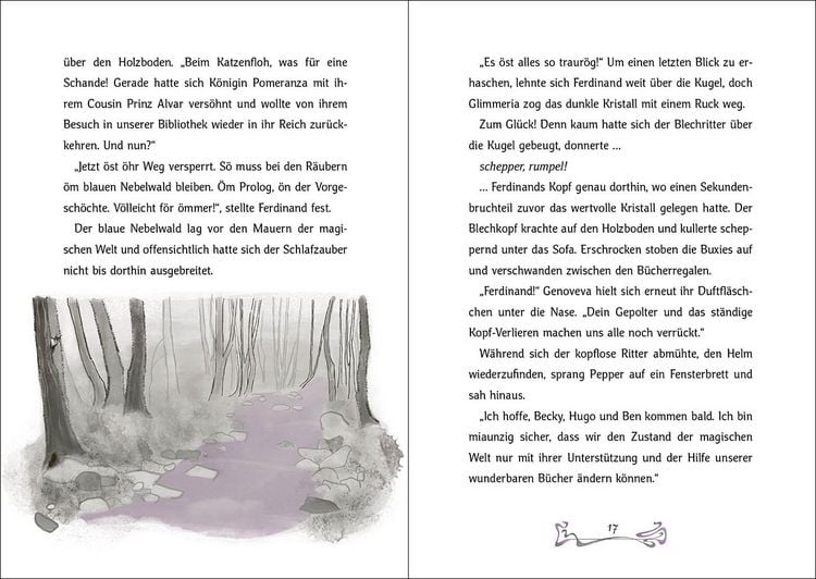 Produktbild: Das Bücherschloss (Band 5) - Der tintenschwarze Schlafzauber