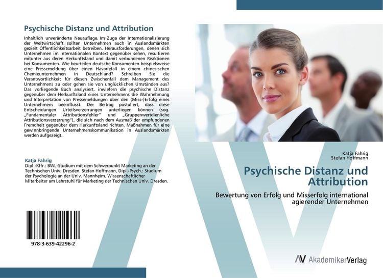 Produktbild: Psychische Distanz und Attribution