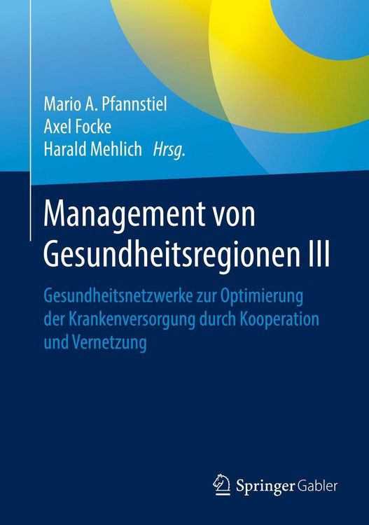 Produktbild: Management von Gesundheitsregionen III