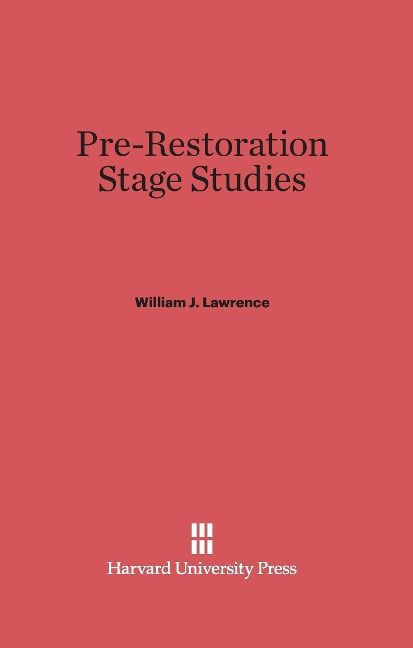 Produktbild: Pre-Restoration Stage Studies