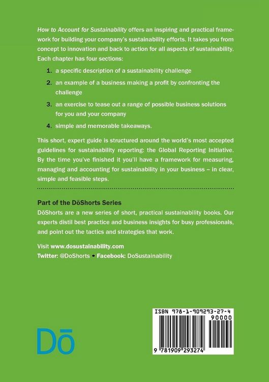 Produktbild: How to Account for Sustainability
