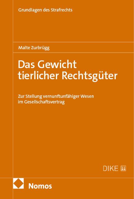 Produktbild: Das Gewicht tierlicher Rechtsg&uuml;ter