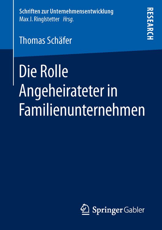 Produktbild: Die Rolle Angeheirateter in Familienunternehmen