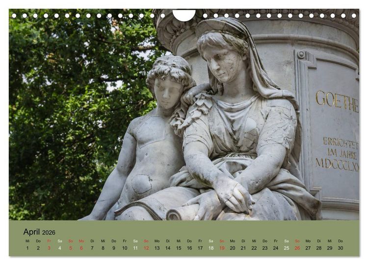 Produktbild: Gro&szlig;er Tiergarten Berlin - Von Dichtern und Komponisten (Wandkalender 2026 DIN A4 quer), CALVENDO Monatskalender