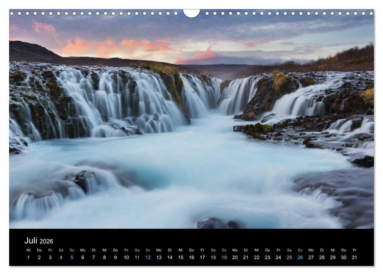 Produktbild: Traumziel Island 2026 (Wandkalender 2026 DIN A3 quer), CALVENDO Monatskalender