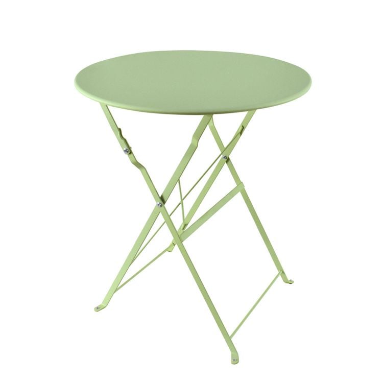 Produktbild: HTI-Living Gartentisch Basil Metall rund klappbar Gr&uuml;n Gartentisch Basil Metall rund klappbar Gr&uuml;n