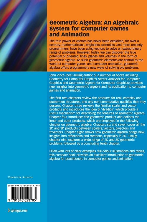 Produktbild: Geometric Algebra: An Algebraic System for Computer Games and Animation