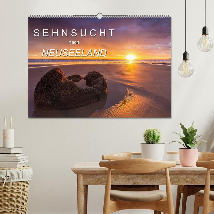 Produktbild: Sehnsucht nach Neuseeland (Wandkalender 2026 DIN A2 quer), CALVENDO Monatskalender