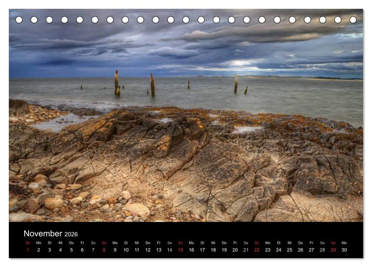 Produktbild: Holy Island - England (Tischkalender 2026 DIN A5 quer), CALVENDO Monatskalender