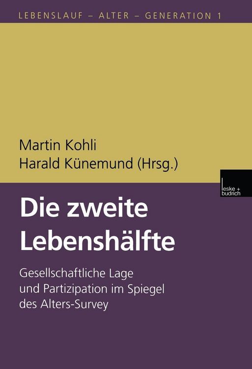 Produktbild: Die zweite Lebensh&auml;lfte
