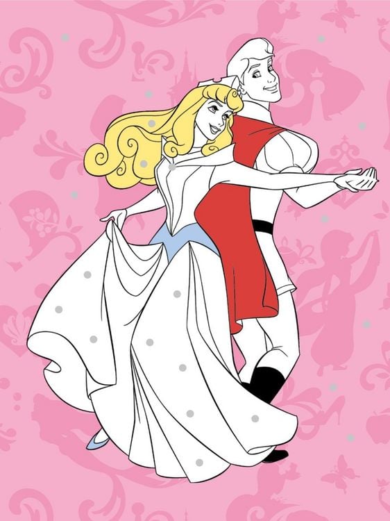 Produktbild: Disney Prinzessin Malbuch mit Diamantstickern | Malspa&szlig; mit &uuml;ber 500 funkelnden Glitzersteinen