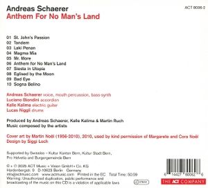 Produktbild: Anthem For No Man's Land (Digipak)
