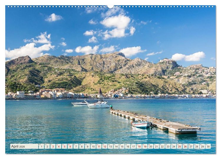 Produktbild: Sizilien: Trauminsel im Mittelmeer (hochwertiger Premium Wandkalender 2026 DIN A2 quer), Kunstdruck in Hochglanz