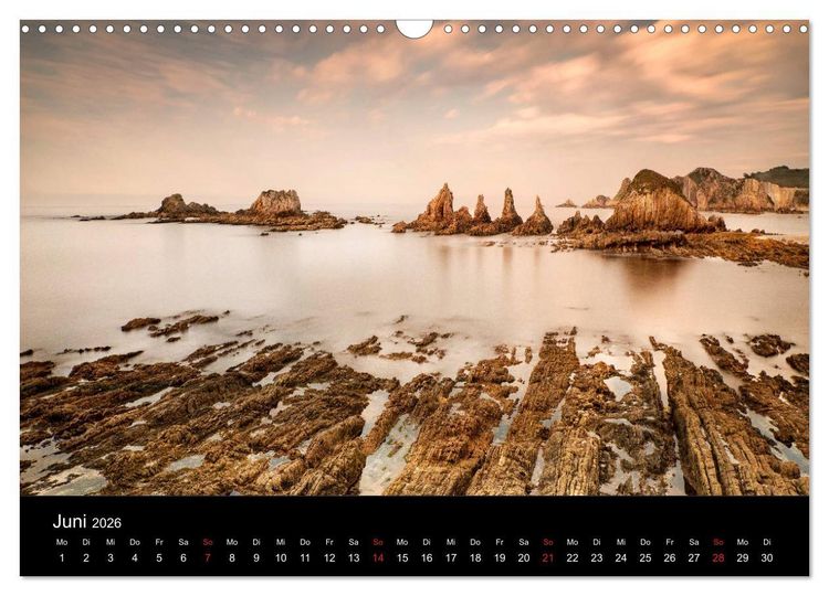 Produktbild: Wildes Nordspanien (Wandkalender 2026 DIN A3 quer), CALVENDO Monatskalender