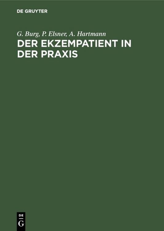 Produktbild: Der Ekzempatient in der Praxis