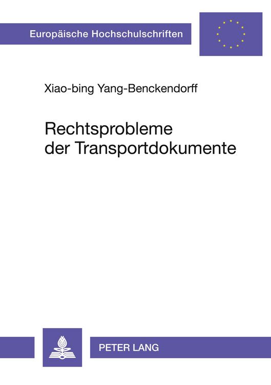 Produktbild: Rechtsprobleme der Transportdokumente