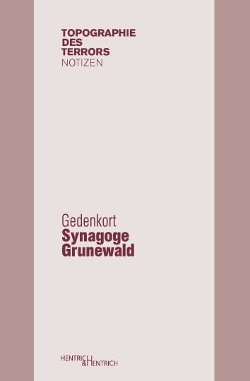 Produktbild: Gedenkort Synagoge Grunewald