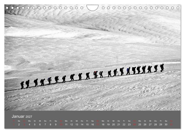 Produktbild: Bergsteigen - Extremsport am Limit (Wandkalender 2027 DIN A4 quer), CALVENDO Monatskalender