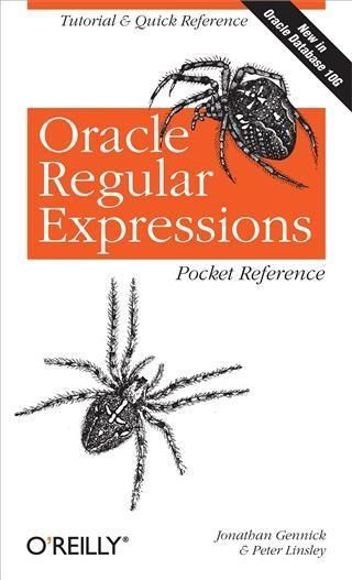 Produktbild: Oracle Regular Expressions Pocket Reference