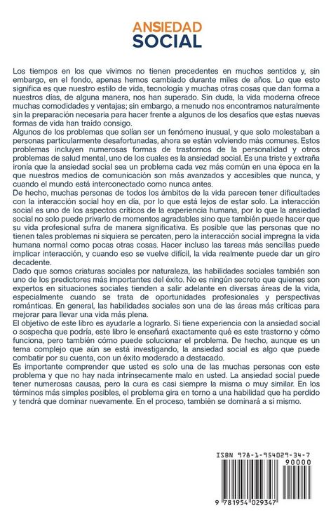 Produktbild: Ansiedad Social