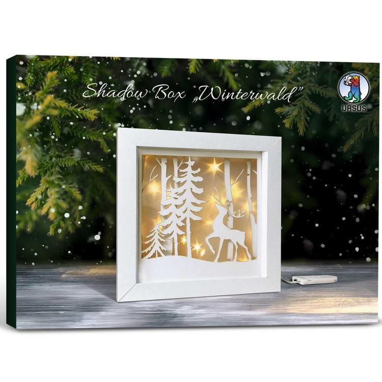 Produktbild: URSUS Shadow Box "Winterwald"