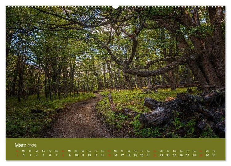 Produktbild: Farbenfrohes Patagonien (hochwertiger Premium Wandkalender 2026 DIN A2 quer), Kunstdruck in Hochglanz