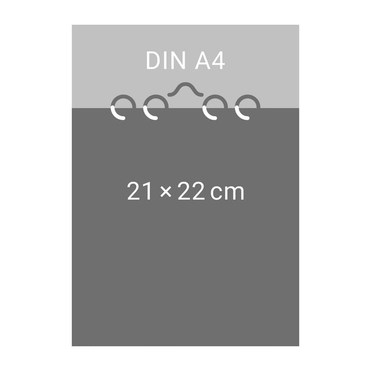 Produktbild: Premium-Bastelkalender schwarz mittel 2026