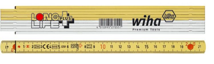 Produktbild: Wiha 27059 Zollstock 2m Kunststoff