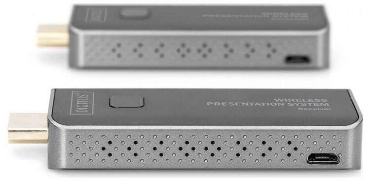 Produktbild: Digitus DS-55319 HDMI-Funk&uuml;bertragung (Set) 50m 5GHz 1920 x 1080 Pixel
