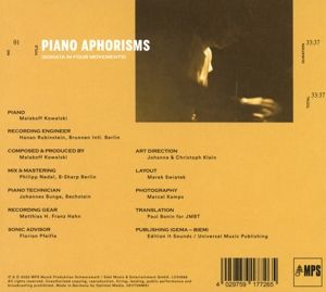 Produktbild: Piano Aphorisms