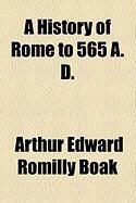 Produktbild: A History of Rome to 565 A. D.
