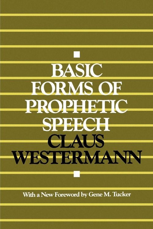 Produktbild: Basic Forms of Prophetic Speech