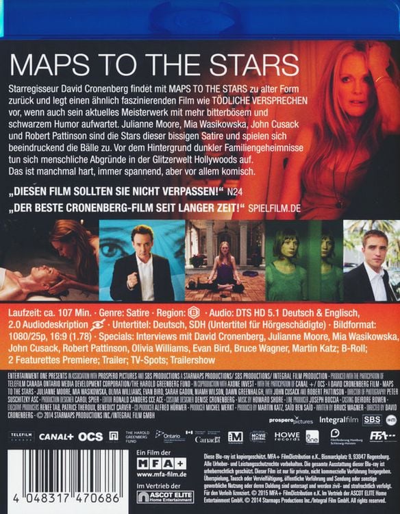 Produktbild: Maps to the Stars