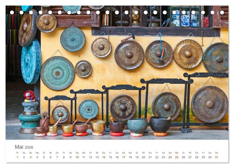 Produktbild: M&auml;rkte in S&uuml;dostasien (Tischkalender 2026 DIN A5 quer), CALVENDO Monatskalender
