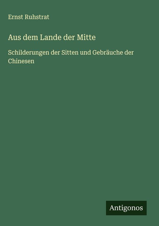 Produktbild: Aus dem Lande der Mitte