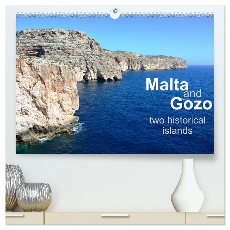 Produktbild: Malta and Gozo two historical islands (High Quality Premium Wall Calendar 2026 DIN A2 landscape),CALVENDO 12 Month Wall Calendar