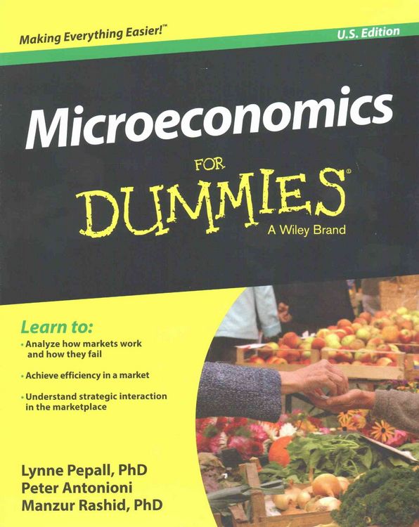 Produktbild: Microeconomics for Dummies, U.S. Edition