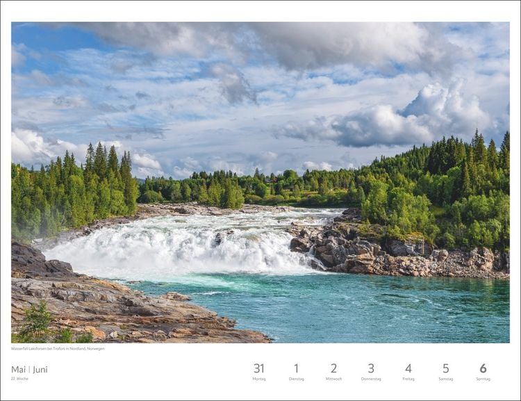 Produktbild: Zauber des Nordens Gro&szlig;er Wochenkalender 2027 - Jede Woche ein neues Bild