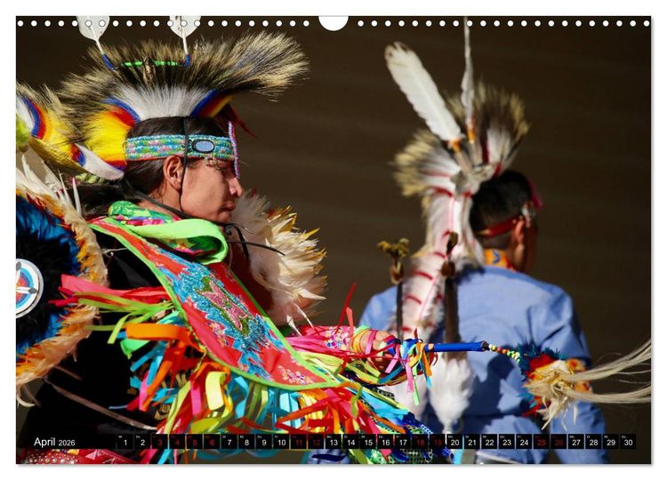 Produktbild: Auf den Spuren der Indianer - Unterwegs in Nordamerika (Wandkalender 2026 DIN A3 quer), CALVENDO Monatskalender
