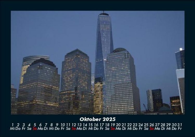 Produktbild: New York 2025 Fotokalender DIN A5