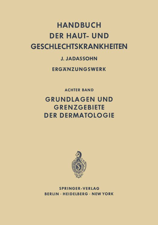 Produktbild: Grundlagen und Grenzgebiete der Dermatologie