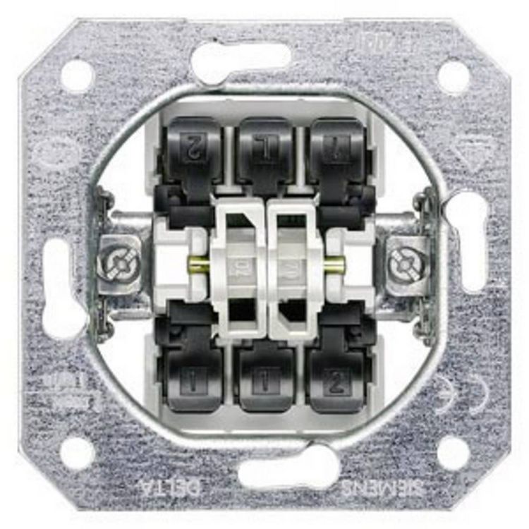 Produktbild: Siemens Schalterprogramm Jalousie-Schalter Delta 5TA21180KK 1St.