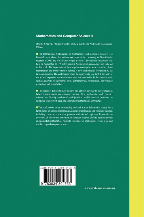 Produktbild: Mathematics and Computer Science II